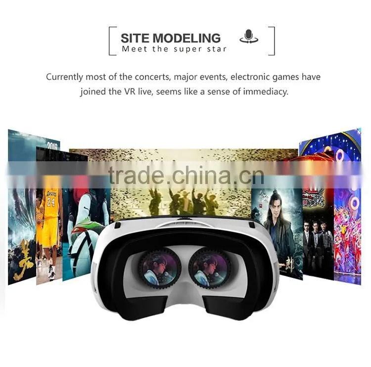 Imported glasses for 3d case vr virtual reality box for HD blue video and games