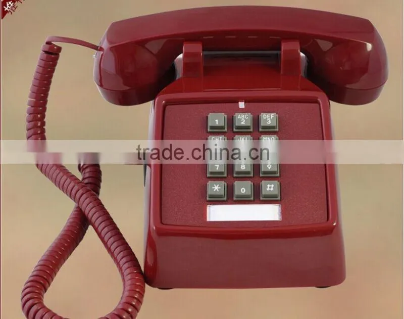 Wholesale Retro Style Telephone Landline Wired Table Telephone for Home