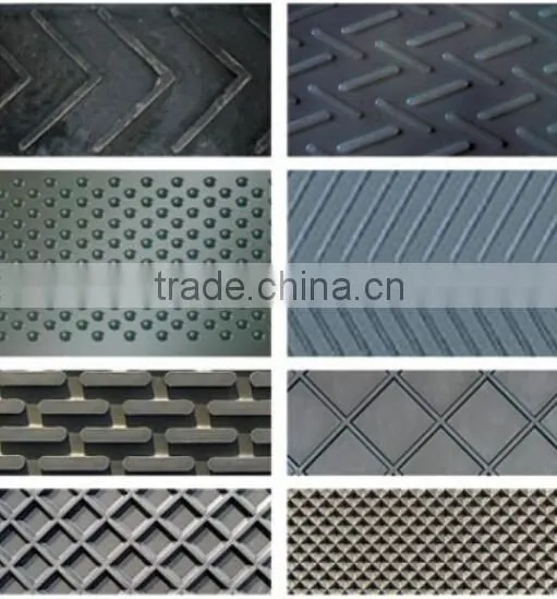 Raised rib modular conveyor belt, Chevron conveyor belt open V