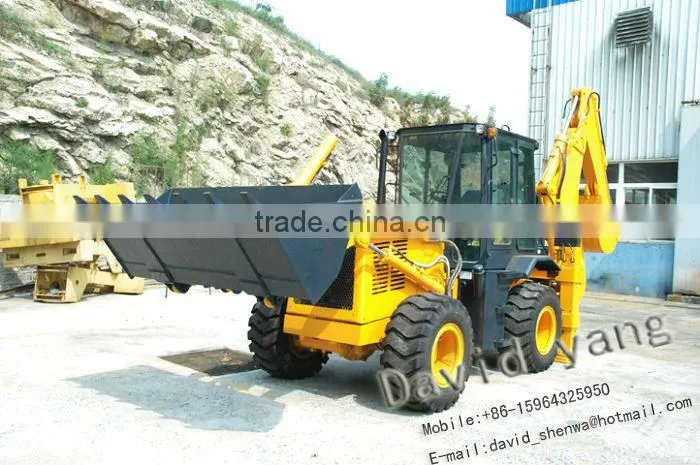4*4 backhoe loader