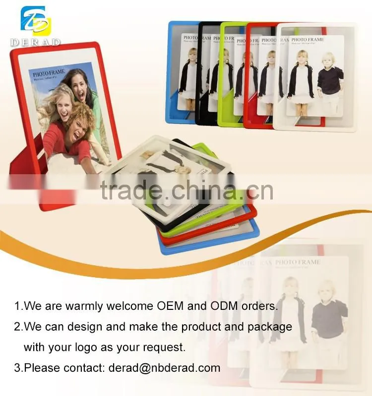 Colorful Silicone ABS Acrylic General Photo Frame Digital