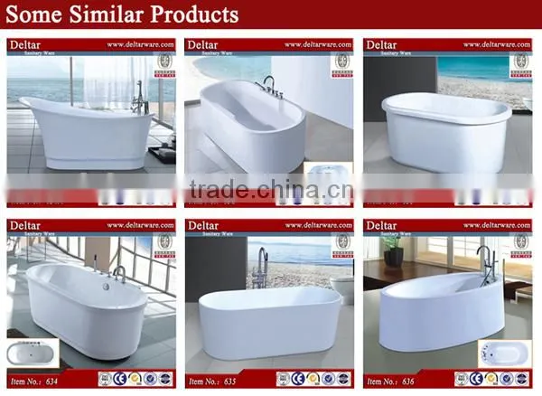Chinese direct manufactuer bathtub different size, bath tub price, bathroom with bathtub classical style