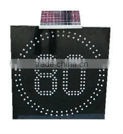 solar traffic speed signs/illuminated traffic arrow signs/solar traffic warning pedestrian sign