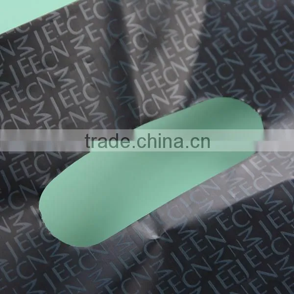 Plastic reinforced patch die-cut bag