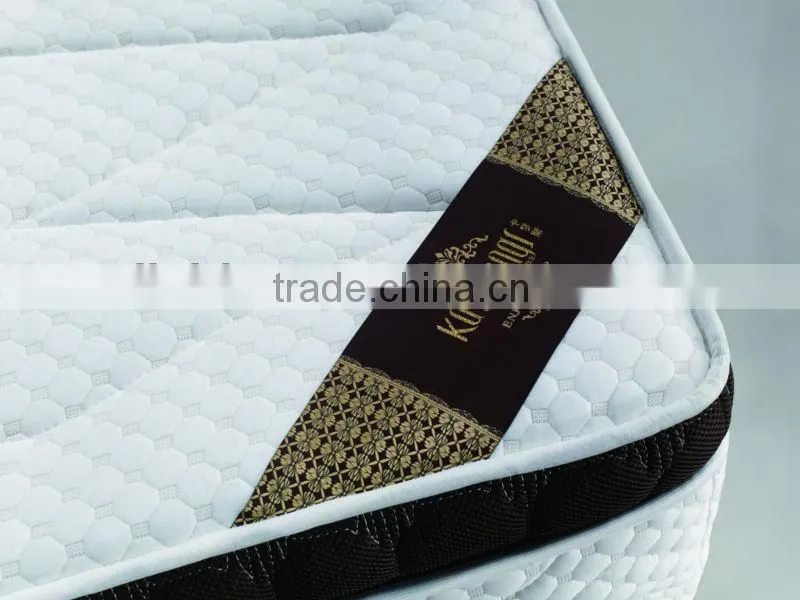 luxury king size latex free bagged spring mattress