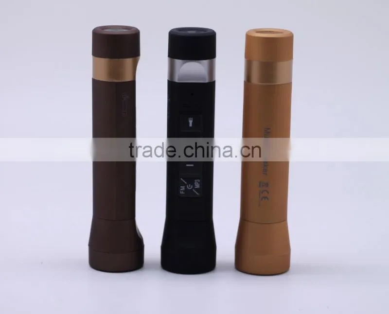 2015 multifunction 2200MAH power bank with torch,FM and MP3