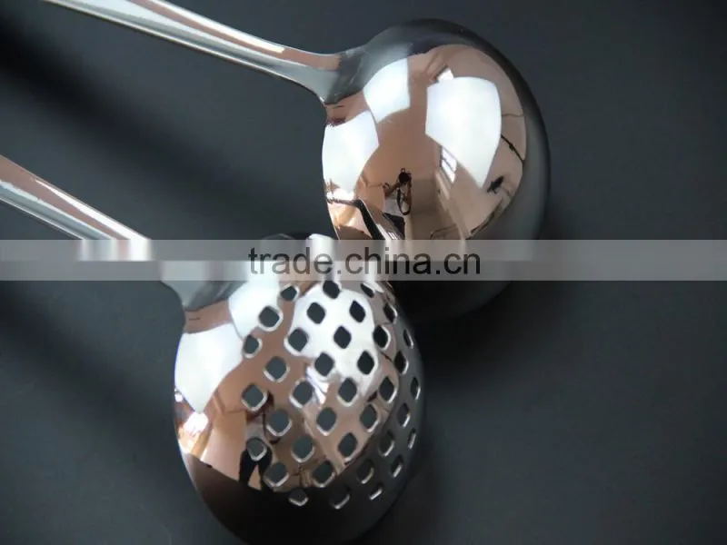 2015 highQuality kitchen tools with plastic color handle kitchen tools/Hot pot spoon/strainer Customizable LOGO 1PCS S26