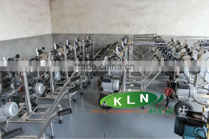 rotary vane vacuum pump trolley milking machine