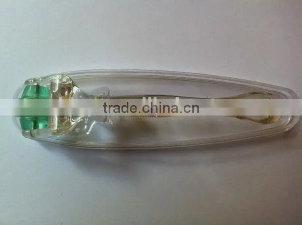 transparent handle for titanium/stainless steel needles 192/75 derma rolling system
