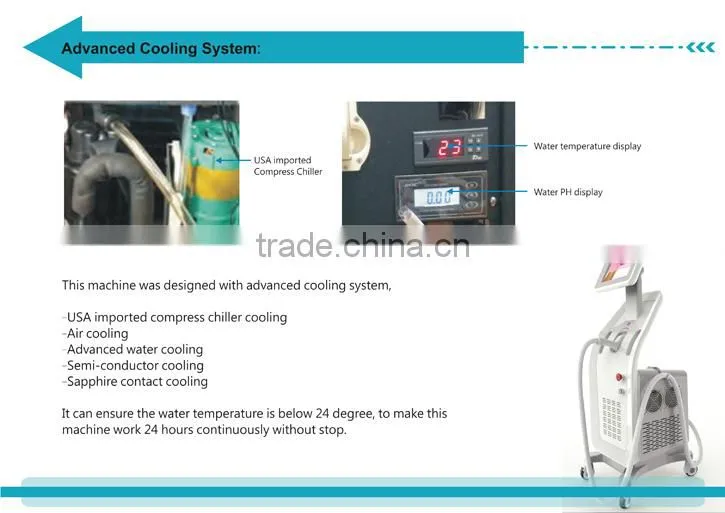 Diode Laser Bar 808nm Depilation System