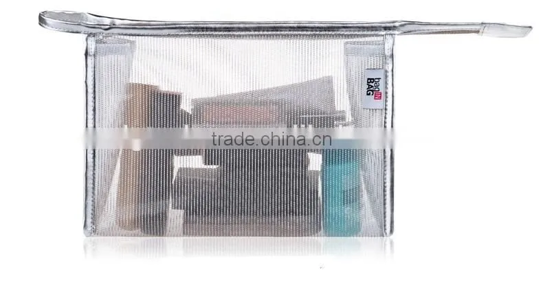 2015 hot sale promotional mesh fabric cometic case