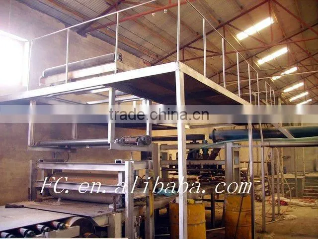 Paper surface gypsum board manufacturing machinery