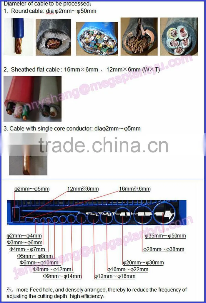 KOB, FB, 918-B, 918-B1 scrap electric and cable wire stripping machine