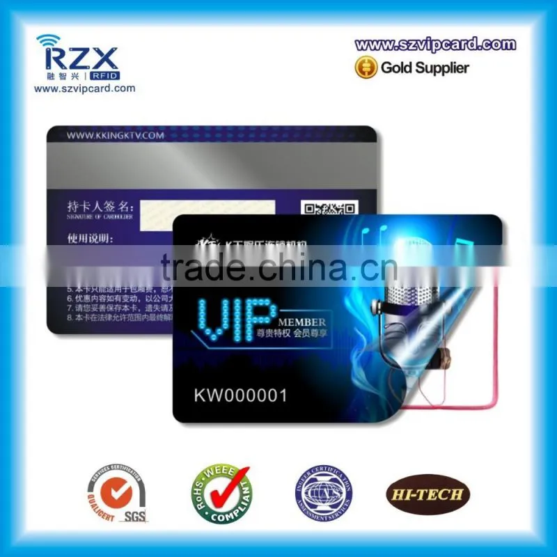 Hot design PVC proximity RFID card with hico magnetic stripe