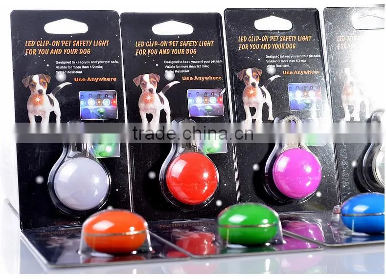 dog collar light, dog safety light, portable LED light