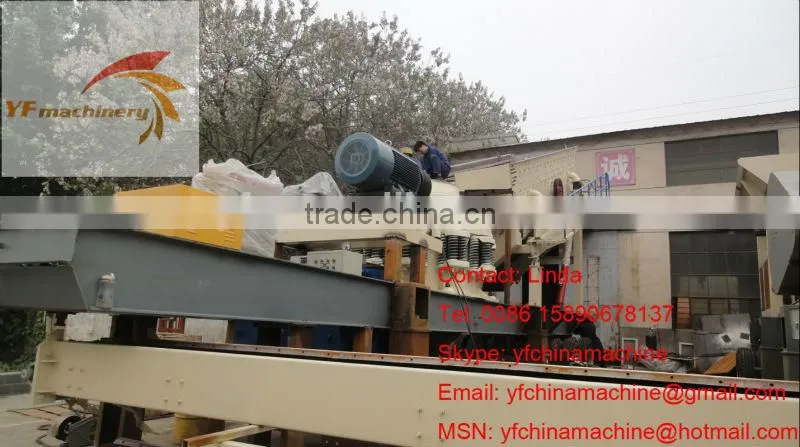 China Effective Gypsum Mobile Cone Crusher/Mobile Cone Crushing Station