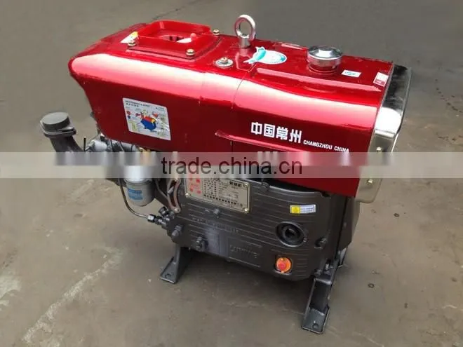JD1300 diesel engine best quality single cylinder diesel engine with radiator