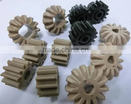 good wear resistance industrial nylon(PA) plastic worm gears