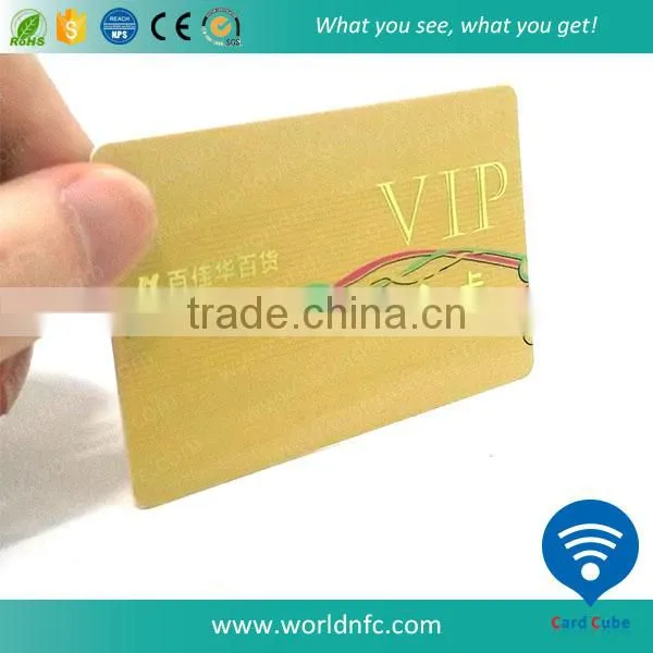 Plastic Gold Foil Business Cards