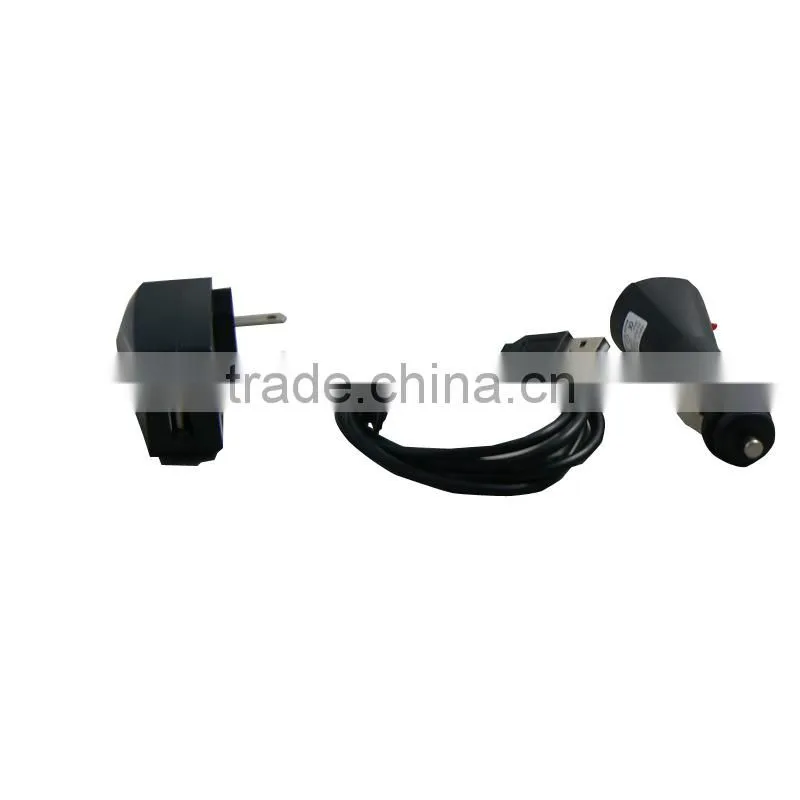 3 in 1 usb charger cable + car charger + home charger / wall charger kit for Amazon Kindle Fire Tablet (US)