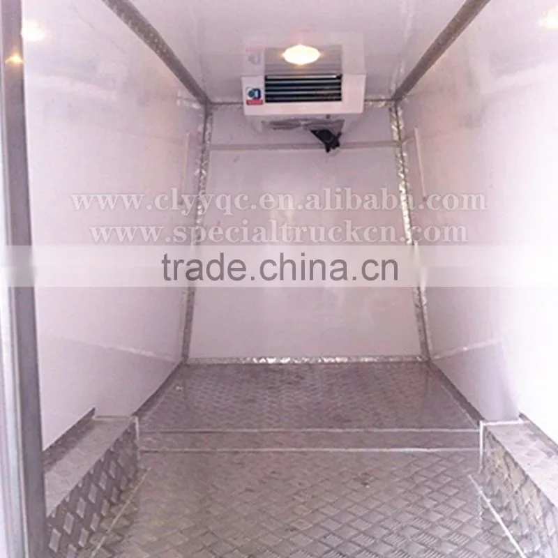 Jinbei 4X2 new refrigerator truck mini refrigerator van for sale