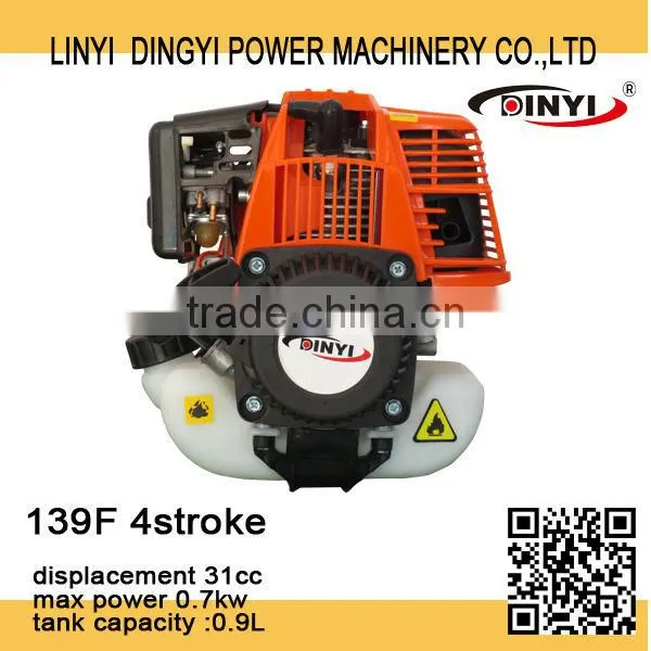 best price of high 4 stroke petrol engine 139F for garden power tools