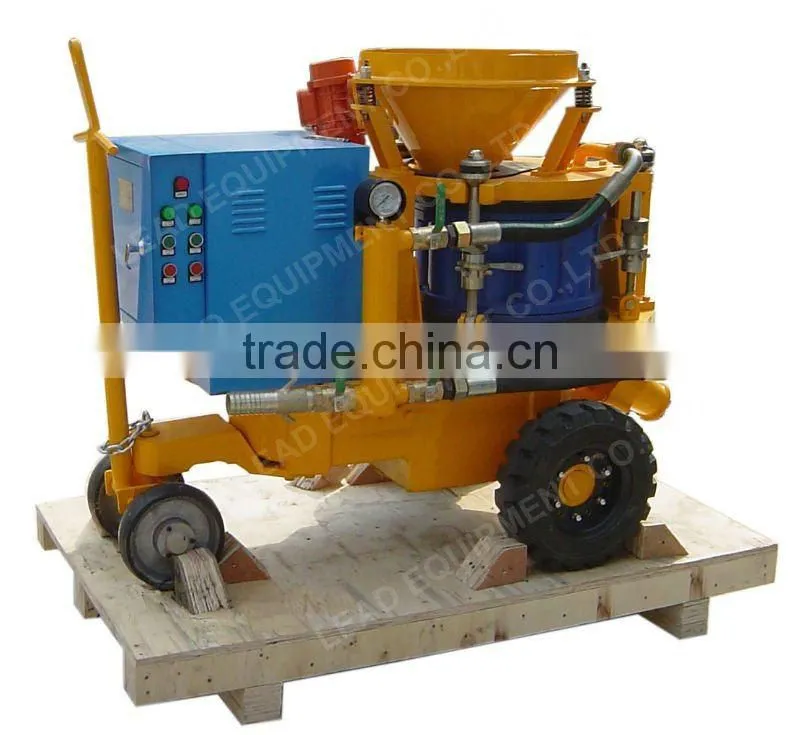 Diesel drive concrete spraying machine
