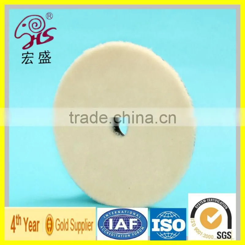 2016 new product China factory Sheep Wool Single sided nylon tape 3m Polishing Pad high quality