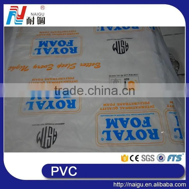 China GuangDong Foshan manufacturer printed plastic roll film for packing mattress