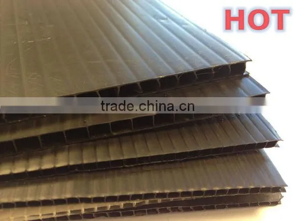 Corrugated PP Plastic Floor Protection Sheet / Wall Protection Sheet