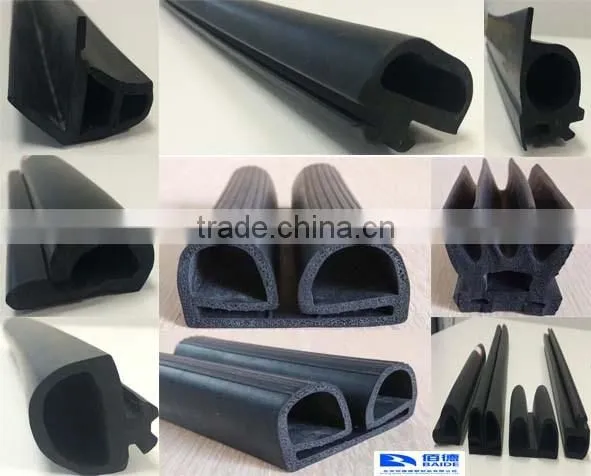 D-type rubber fender for ships