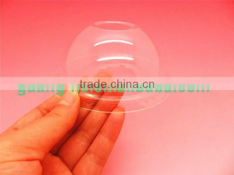 100%compostable pollution-free transparent plastic dome PLA cold drink cup lids