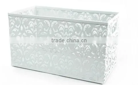 Rectangle Metal Mesh Storage Container, 270*145*152 mm