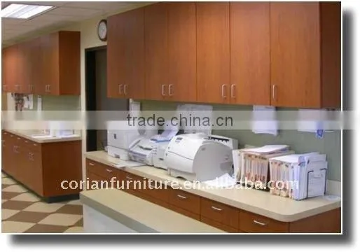 Solid surface chemical resistant laboratory bench worktops with sink