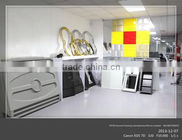 vacuum forming plastic portable promotor display stand