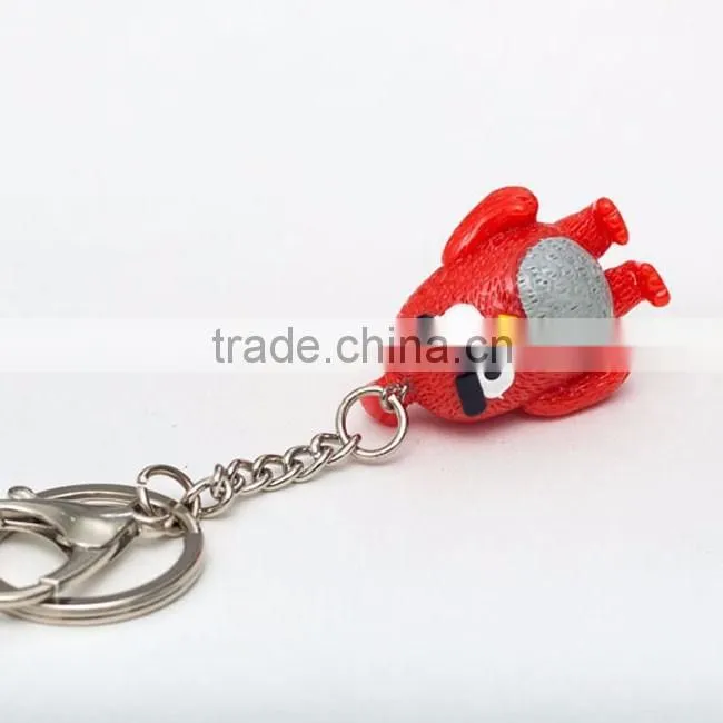 Advertising keychain for sale / Red Birds keychain/3d keychain