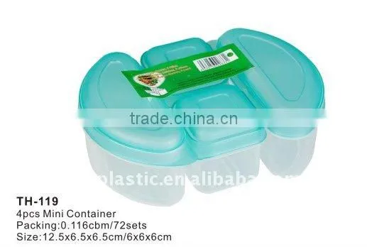 6pcs Mini container,plastic spice box,plastic box small