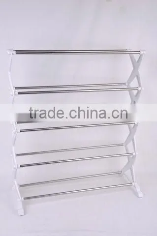 Creative design Stainless steel shoe rack