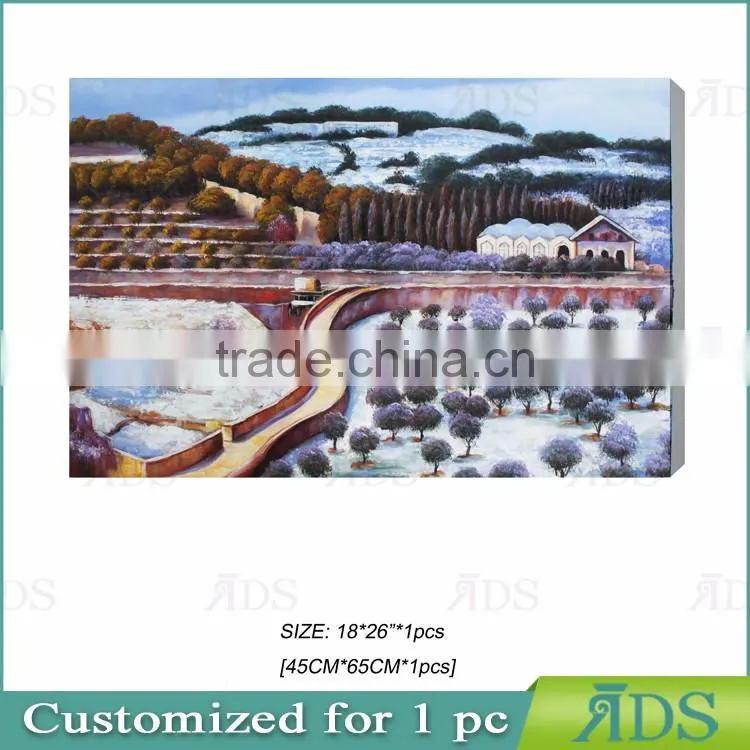 Handmade Modern Design Decorative Scenery Painting