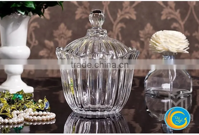 Modern Tableware Glass Fruit Plate high quality fruit glass bowl