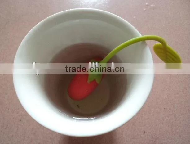 2016 top popular silicone tea filter/ silicone tea strainer