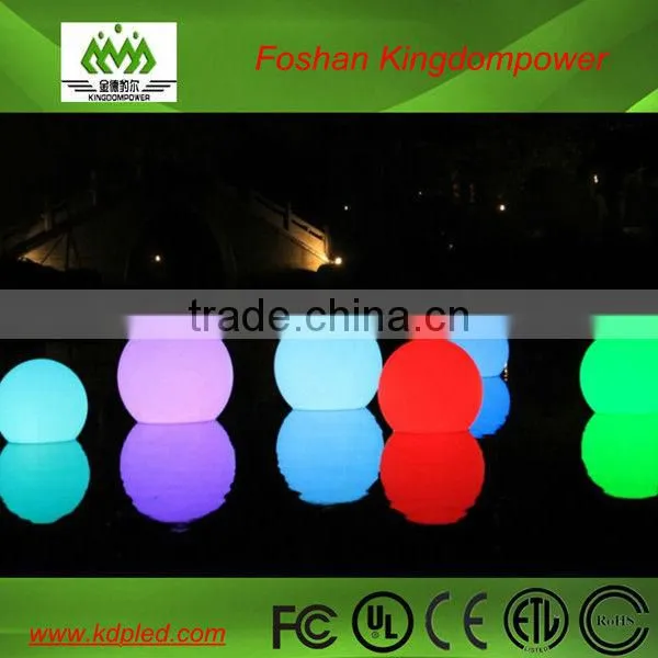 illuminated and rechargeable IP68 led ball