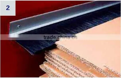 door seal brush with sand paper