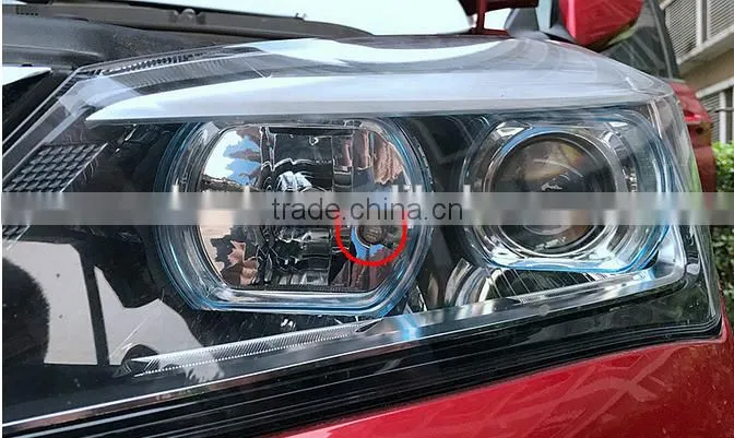 Car modification LED colorful T10 and shown wide light burst flashing LED in wide light small daytime running lights modificatio