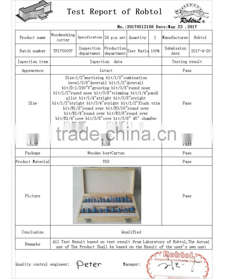 24 pcs wood Router Bit Set Kit 8mm Shank for Woodworking Tungsten Carbide End Mill Cutting CNC Carved Engraving milling cutter