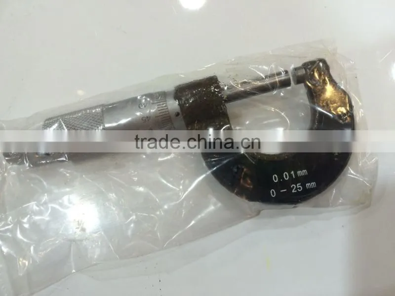 Good packing manual 0-25mm screw micrometer for student