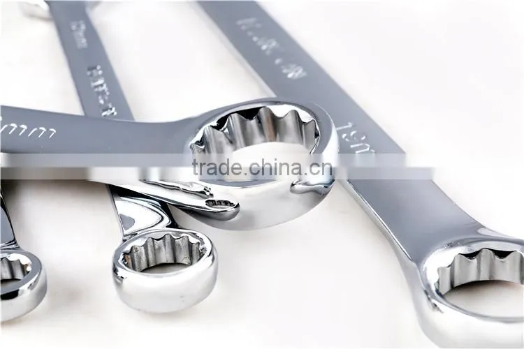 Metric Combination Wrenches Sandblasting Chrome