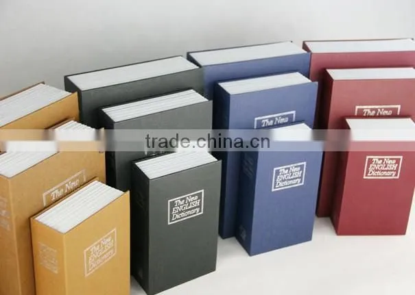 Hot selling Book Safe with key lock