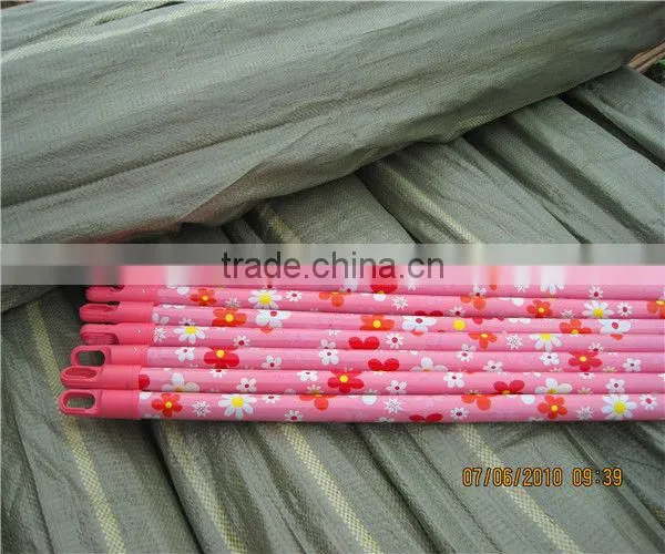 Wooden Mop Stick Handle PVC Coaed