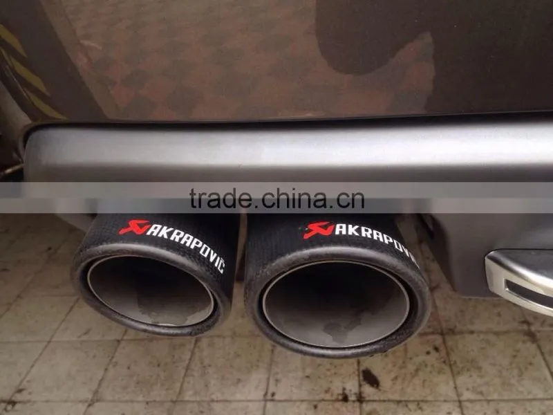 New style high quality Akrapovic carbon fiber exhaust tip carbon fiber muffler pipe